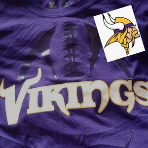 - - NFL NIKE DRI-FIT VIKINGS TEE
